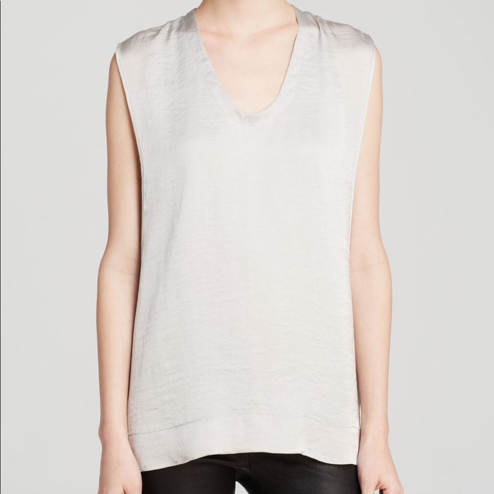 Helmut Lang Silver Top
